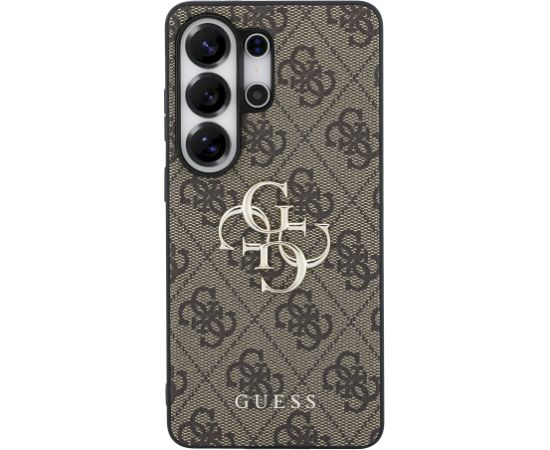 Guess PU 4G Metal Logo Case Aizsargapvalks priekš Samsung Galaxy S26 Ultra Neoriģinālie Maciņi