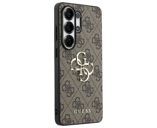 Guess PU 4G Metal Logo Case Aizsargapvalks priekš Samsung Galaxy S26 Ultra Neoriģinālie Maciņi