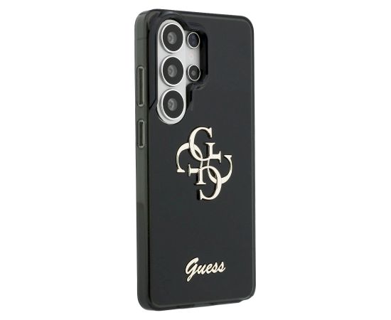 Guess IML 4G Script Metal Logo Case Aizsargapvalks priekš Samsung Galaxy S26 Ultra Neoriģinālie Maciņi