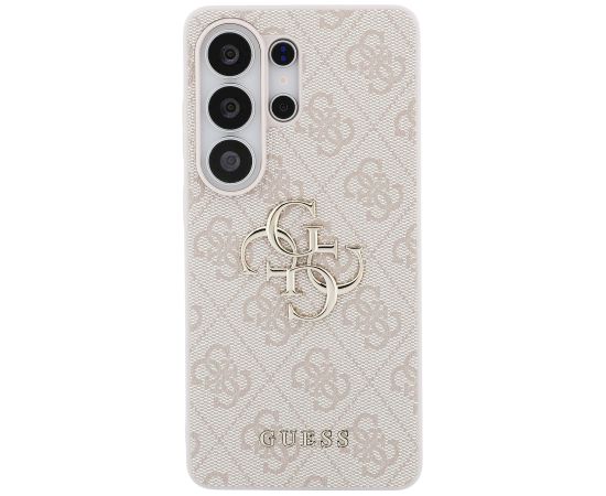 Guess PU 4G Metal Logo Case Aizsargapvalks priekš Samsung Galaxy S26 Ultra Neoriģinālie Maciņi