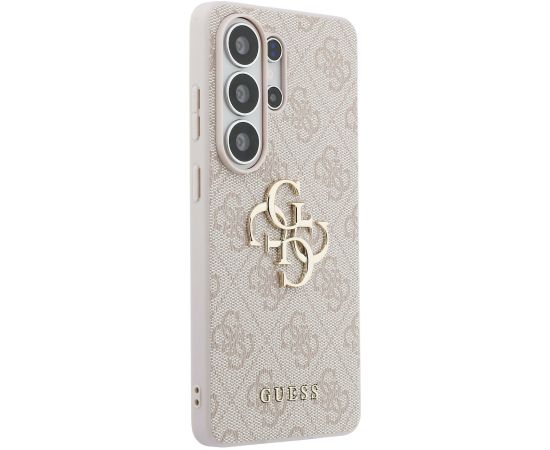 Guess PU 4G Metal Logo Case Aizsargapvalks priekš Samsung Galaxy S26 Ultra Neoriģinālie Maciņi