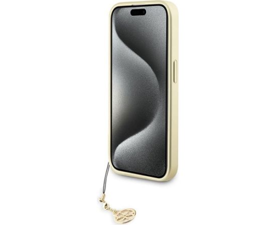 Guess 4G Charms Collection Back Case Aizsargapvalks Priekš Apple iPhone 15 Pro Neoriģinālie Maciņi