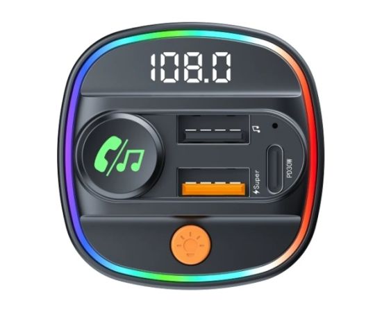 Devia Smart FM Transmitter Bluetooth PD 30W 3арядное устройство FM Transmiteri