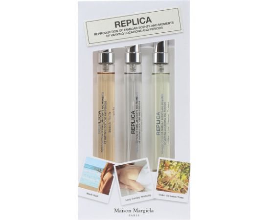 Set Maison Margiela: Beach Walk, Eau De Toilette, For Women, 10 ml + Bubble Bath, Eau De Toilette, For Women, 10 ml + When the Rain Stops, Eau De Toilette, For Women, 10 ml Dāvanu komplekti
