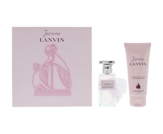 Set Lanvin: Jeanne Lanvin, Eau De Parfum, For Women, 50 ml + Jeanne Lanvin, Perfumed skin, Body Lotion, 100 ml Dāvanu komplekti