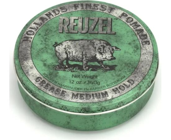 Reuzel, Green, Tea Tree Oil, Hair Styling Pomade, For Shine, Medium Hold, 340 g Matu kopšana