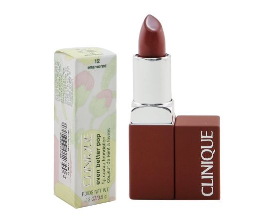 Clinique, Even Better Pop, Vitamin E, Long-Lasting, Cream Lipstick, 12, Enamored, 3.9 g Lūpu krāsas, spīdumi, balzāmi