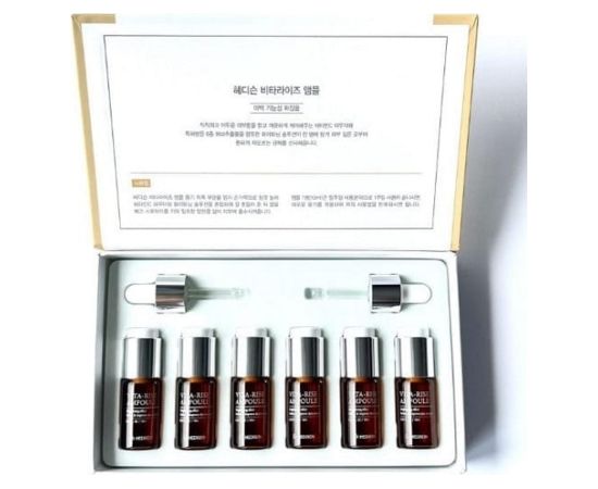 Set, Dr. Hedison, Vita Bright, Brightening, Ampoules Treatment Serum, Hyperpigmentation, For Face, Unisex, 6 pcs, 60 ml Ķermeņa kosmētika