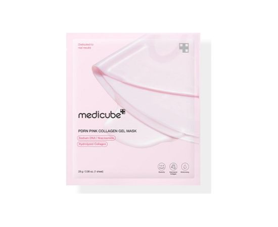 Medicube, PDRN Pink Glutathione, Boosts Elasticity, Gel Mask, For Face, 4 pcs, 28 g Sejas kopšana