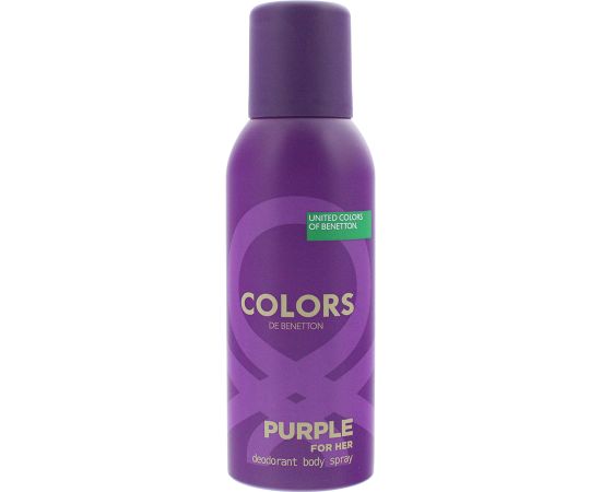 Benetton, Colors Purple, Long-Lasting, Floral, Deodorant Spray, For Women, 150 ml Dezodoranti