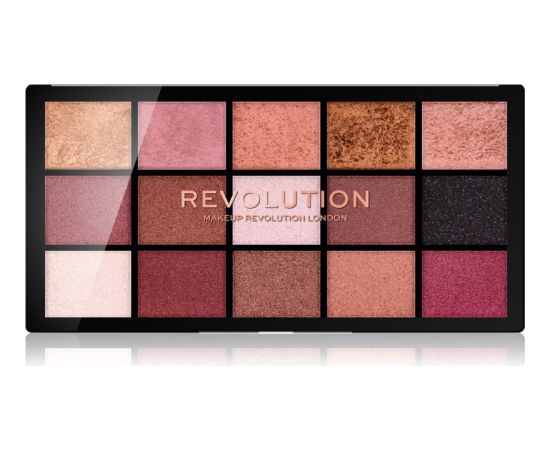 Makeup Revolution, Reloaded, Eyeshadow Palette, Affection, 15 Shades, 16.5 g Dekoratīvā kosmētika