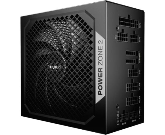 Be Quiet! Be quiet POWER ZONE 2 1200W (black, 1x 12 pin high power GPU, 3x PCIe, 1200 watts) Datoru barošanas bloki