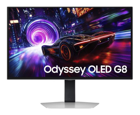SAMSUNG Odyssey S32FG814SU QD-OLED, gaming monitor - 32 - silver, UltraHD/4K, FreeSync Premium Pro, USB hub, 240Hz panel Monitori