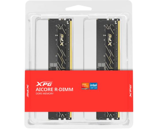 ADATA DDR5 - 64GB - 6400 - CL - 32 (2x 32 GB) Dual Kit, RAM Black, AX5R6400C3232G-DTAIRBK, XPG AICORE Оперативная память (RAM)