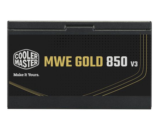 Cooler Master MWE 850 V3 Black, PC power supply black, 1x 12-pin high power GPU, 4x PCIe, 850 watts Блоки питания
