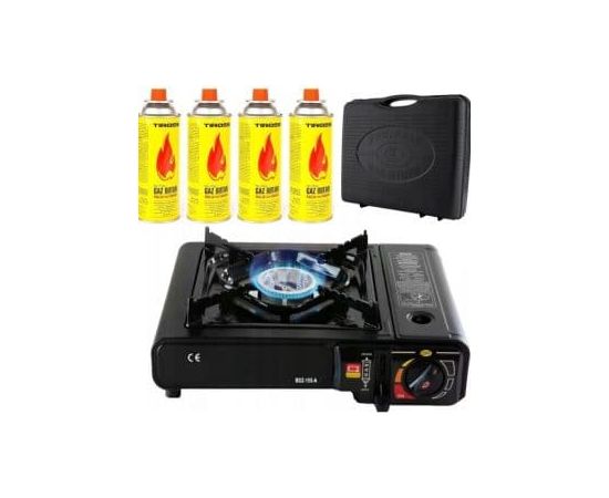 Bugout Gāzes kempinga plīts + 4 kārtridži bugout