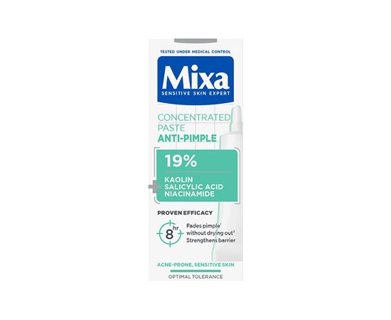 Mixa Anti-Pimple Concentrated Paste - Lokální péče na pupínky 15ml Ķermeņa kosmētika