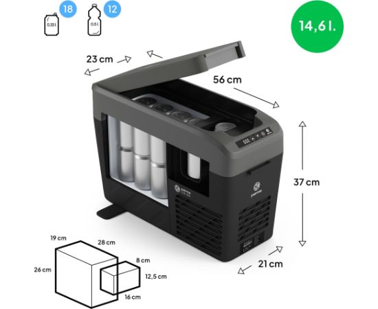 Lodówka turystyczna Peme Quest 14 14.6 l Jaunumi - Audio-Video