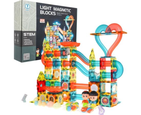 Leantoys Klocki Magnetyczne Zestaw 202 elementów Конструкторы