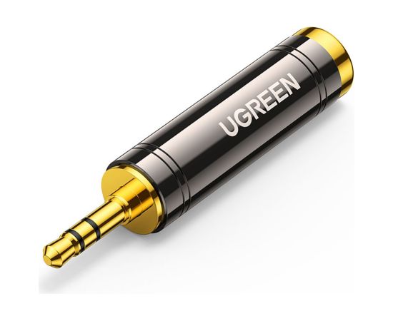 Ugreen   Ugreen adapter 3.5mm audio adapter (male) to 6.35mm mini jack (female) gray (AV168) Grey Aудио-видео