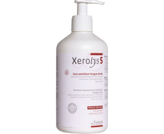 Lab Lysaskin, Xerolys 5, Protects & Hydrates, Body Emulsion, For Face & Body, 500 ml Ķermeņa kosmētika