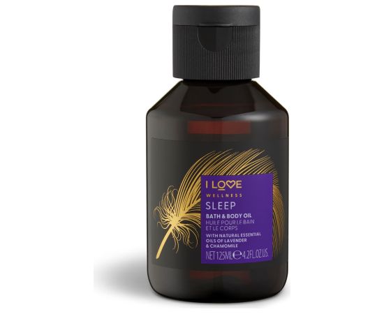 I Love, Wellness Sleep, Vitamin E, Hydra-Nourishing, Lavender, Body Oil, 125 ml Ķermeņa kosmētika