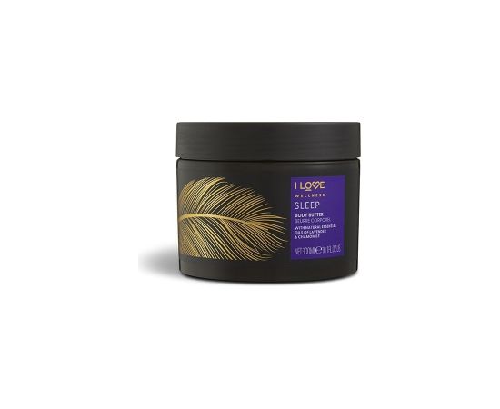 I Love, Wellness Sleep, Vegan, Hydrating, Chamomile & Lavender, Body Butter, 300 ml Ķermeņa kosmētika