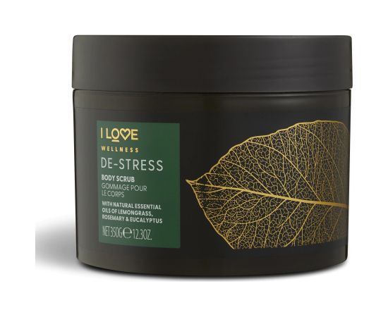 I Love, Wellness De-Stress, Vegan, Exfoliating, Body Scrub, 350 g Ķermeņa kosmētika