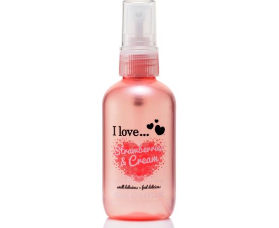 I Love, Strawberries & Cream, Scented Spray, For Women, 100 ml Unisex Smaržas