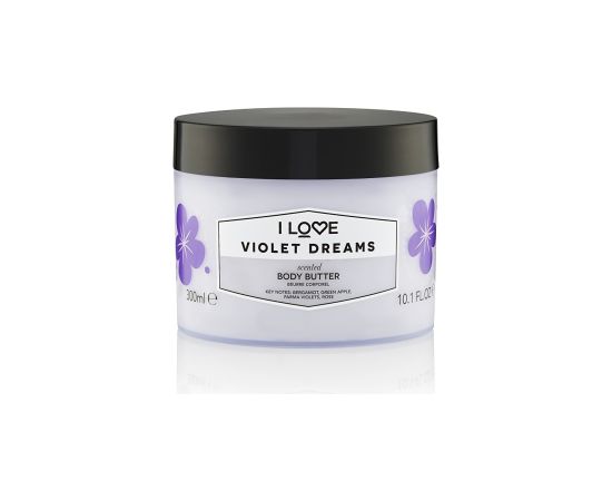 I Love, Signature Collection, Vegan, Hydrating, Violet Dreams, Body Butter, 330 ml Ķermeņa kosmētika