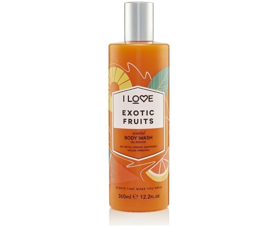 I Love, Signature Collection, Paraben-Free, Cleansing, Exotic Fruits, Body Wash, 360 ml Dušas želejas ķermenim