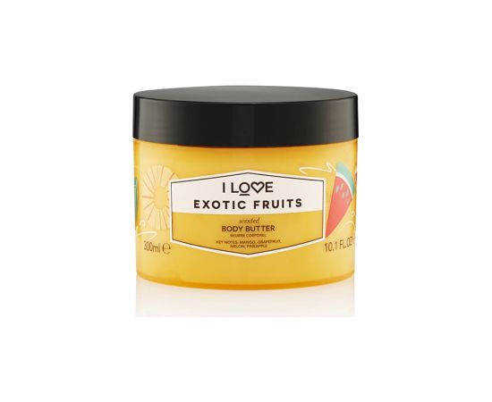 I Love, Signature Collection, Vegan, Hydrating, Exotic Fruits, Body Butter, 330 ml Ķermeņa kosmētika