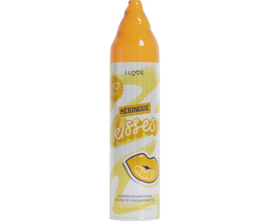 I Love, Meringue Kisses, Vegan, Cruelty-free, Moisturizing, Shower Mousse, 250 ml Dušas želejas ķermenim