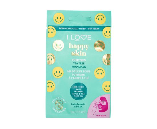I Love, Happy Skin, Purifying, Sheet Mask, For Face, 10 ml Sejas kopšana