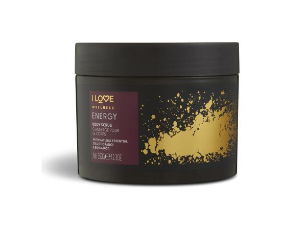 I Love, Wellness Energy, Vegan, Exfoliating, Body Scrub, 350 g Ķermeņa kosmētika