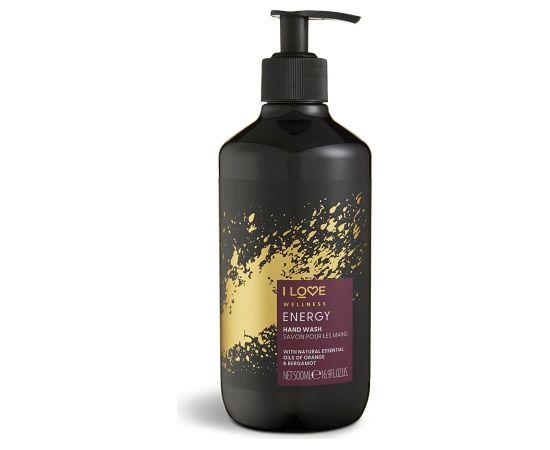 I Love, Wellness Energy, Orange & Bergamot, Cleansing, Liquid Soap, For Hands, 500 ml Šķidrās ziepes / ziepes