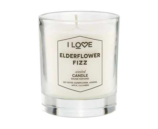 I Love, Elderflower Fizz, Raspberry, Scented Candle, 160 g Telpu aromāti