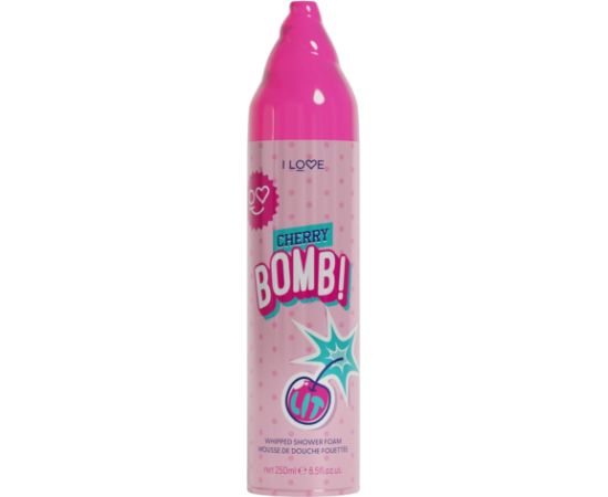 I Love, Cherry Bomb, Vegan, Shower Mousse, 250 ml Dušas želejas ķermenim