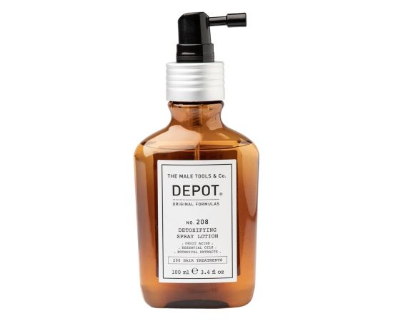 Depot, 200 Hair Treatments No. 208, Botanical Complex, Leave-In Scalp Treatment Lotion, For Detoxing, 100 ml Matu kopšana