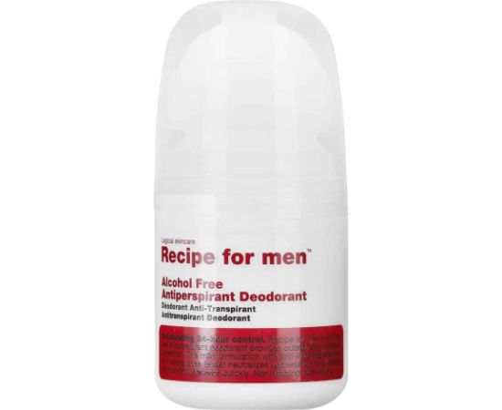 Recipe For Men, Antiperspirant Deodorant, Anti-Irritation, Antiperspirant, For Men, 60 ml Dezodoranti