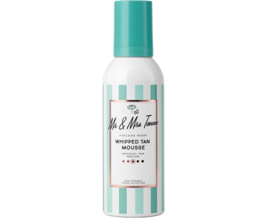 Mr & Mrs Tannie, Body Whipped Tan, Aloe Vera, Moisturizing, Self-Tanning Mousse, 200 ml Ķermeņa kosmētika