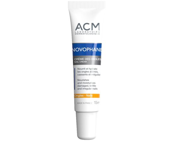 Laboratoire ACM, Novophane, Nourishing, Nail Cream Treatment, 15 ml Ķermeņa kosmētika