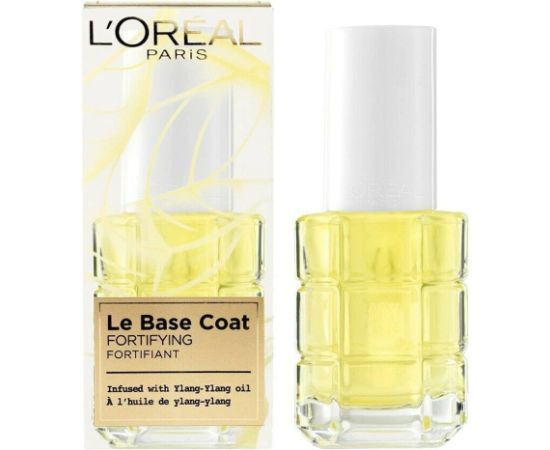L'Oreal Paris, Le Base Coat, Ylang Ylang Essential Oil, Fortifying, Nail Oil Treatment, 13.5 ml Nagu lakas
