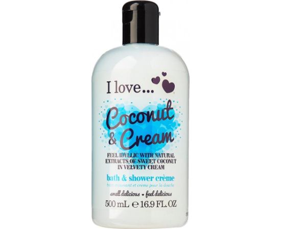 I Love, Coconut & Cream, Nourishing, Shower Cream, 500 ml Dušas želejas ķermenim