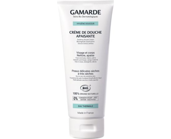 Gamarde, Hygiene, Bio, Calming, Shower Cream, 200 ml Dušas želejas ķermenim