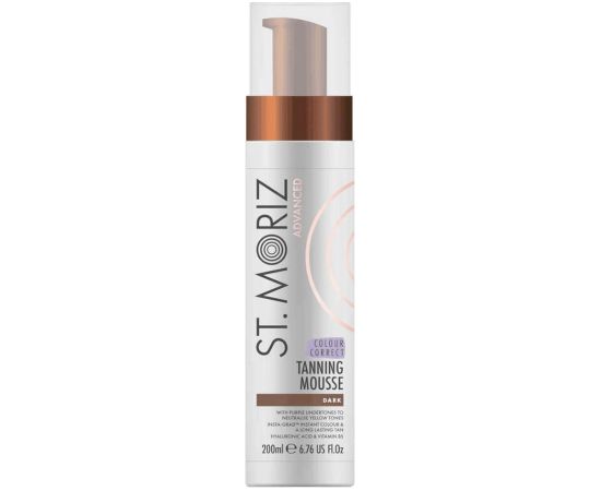 St. Moriz, Colour Correcting Tanning, Bronzed Tan, Self-Tanning Mousse, For Face & Body, 200 ml Ķermeņa kosmētika