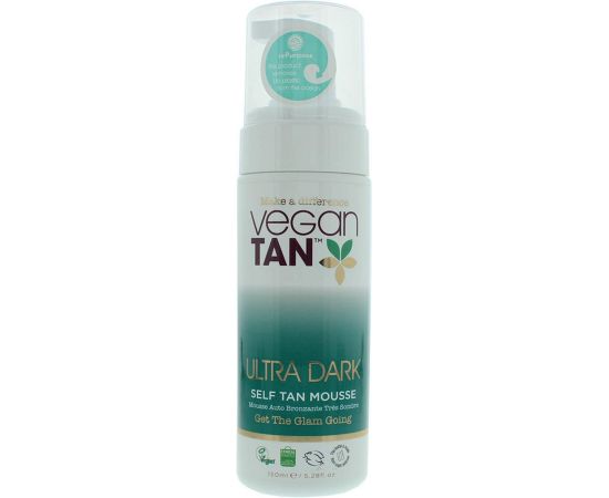 Vegan Tan, Ultra Dark Tan, Vegan, Bronzing, Self-Tanning Mousse, 150 ml Ķermeņa kosmētika