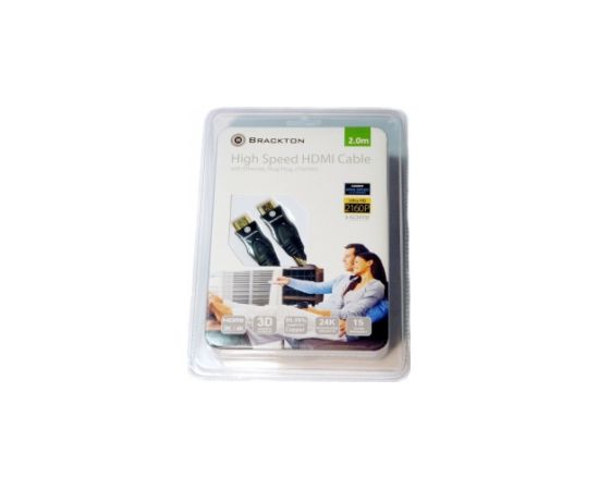 Brackton HDMI Male – HDMI Male 2m 4K  Кабель HDMI