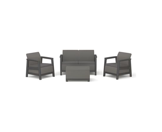 Keter Комплект садовой мебели Scandi Linea, двухместный, серый. Новинки Для дома и сада 