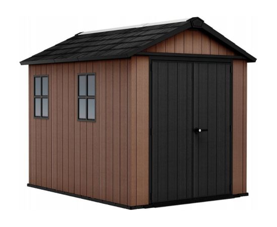 Keter Dārza šķūnis Newton Plus 9x7,5 brūns Dārza šķūņi  un uzglabāšana